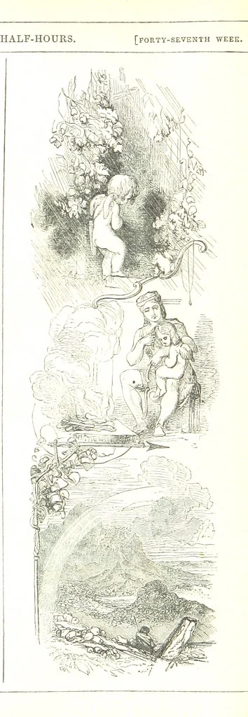 An illustration from Pictorial Half-hours, edited by C. K, 1850, leaf 502