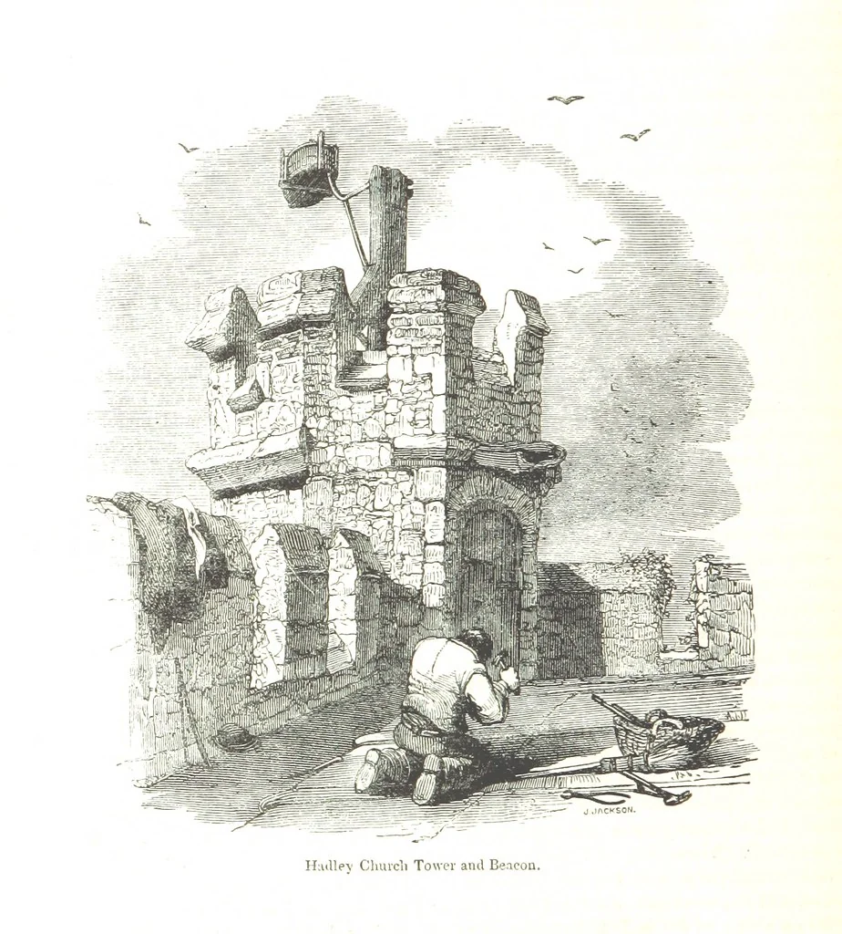 An illustration from Pictorial Half-hours, edited by C. K, 1850, leaf 58