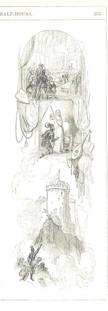 An illustration from Pictorial Half-hours, edited by C. K, 1850, leaf 603