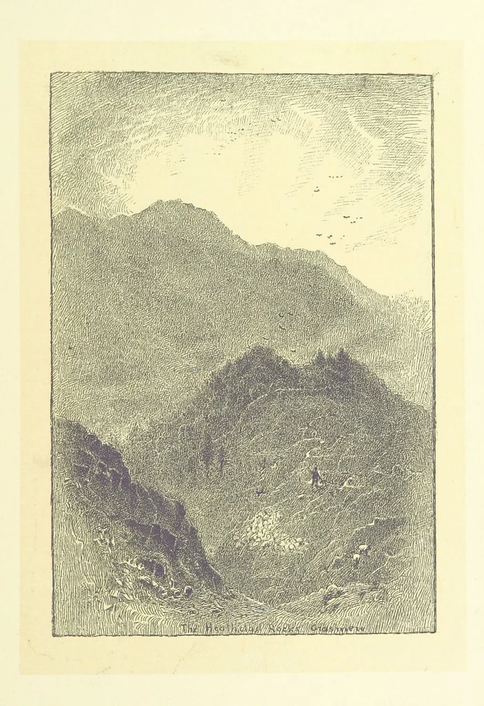 An illustration from Through the Wordsworth Country. [Illustrations] by H. Goodwin [text by] W. K. L.P, 1887, leaf 149