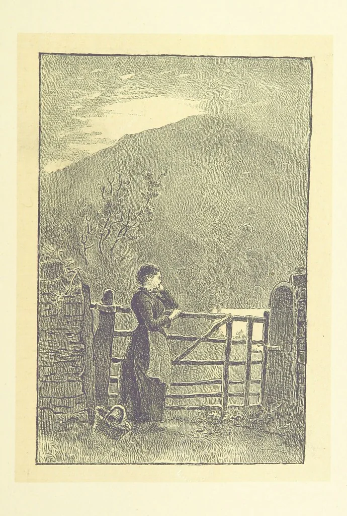 An illustration from Through the Wordsworth Country. [Illustrations] by H. Goodwin [text by] W. K. L.P, 1887, leaf 155