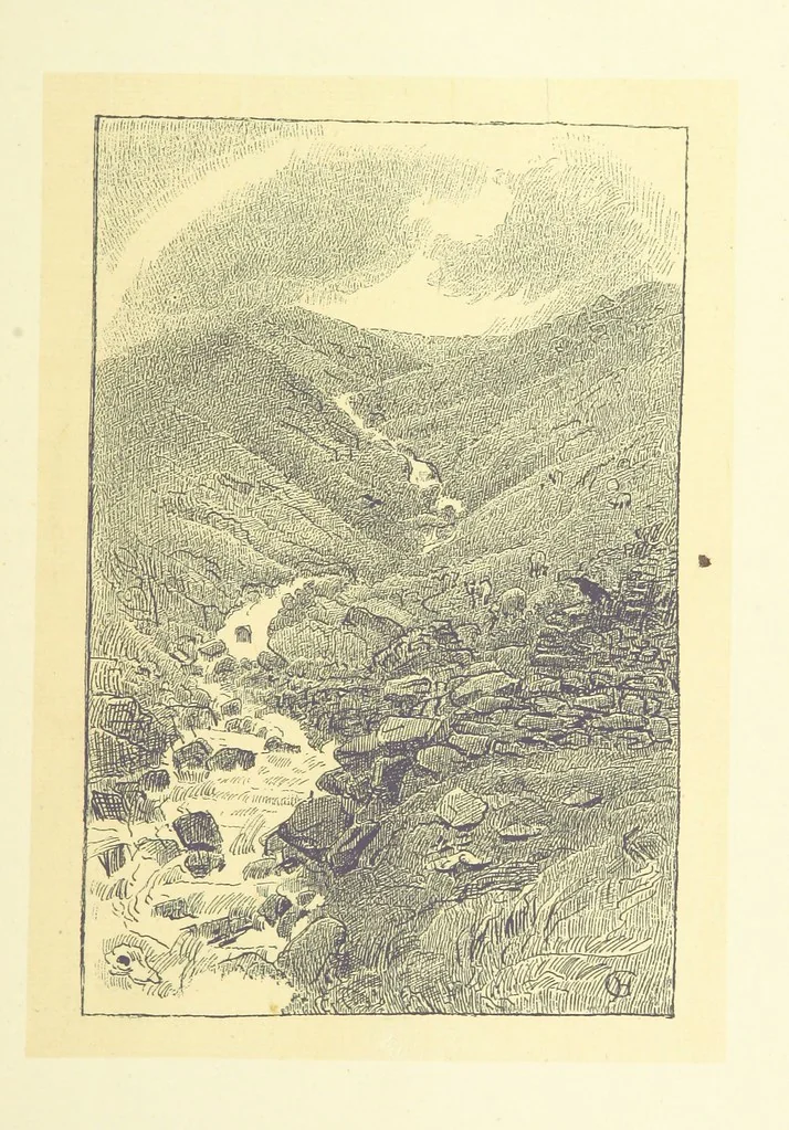 An illustration from Through the Wordsworth Country. [Illustrations] by H. Goodwin [text by] W. K. L.P, 1887, leaf 173