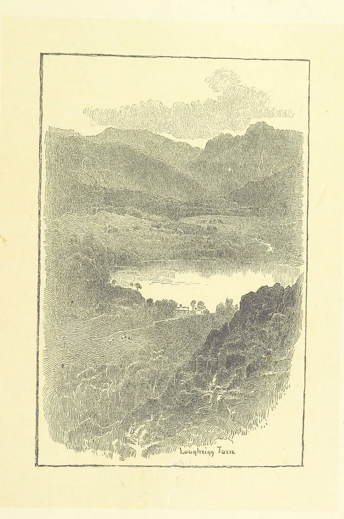 An illustration from Through the Wordsworth Country. [Illustrations] by H. Goodwin [text by] W. K. L.P, 1887, leaf 183