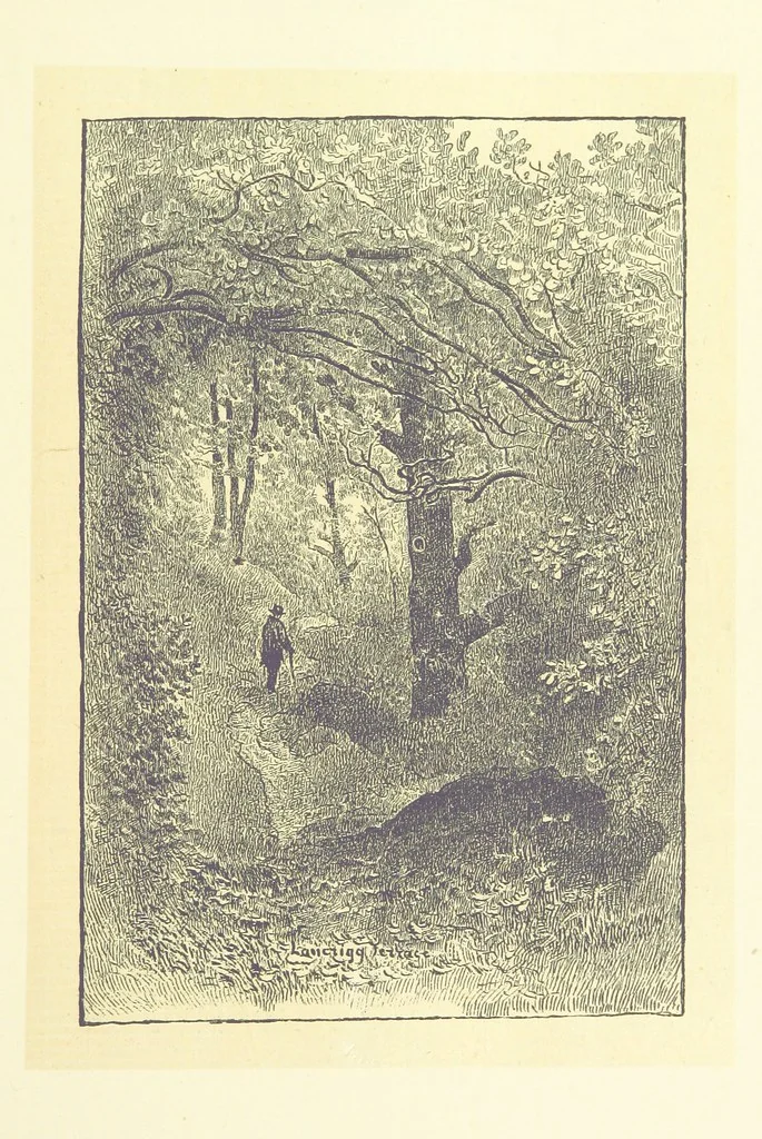An illustration from Through the Wordsworth Country. [Illustrations] by H. Goodwin [text by] W. K. L.P, 1887, leaf 201