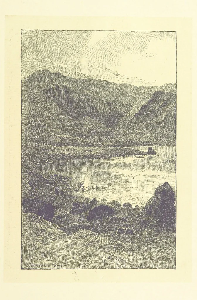 An illustration from Through the Wordsworth Country. [Illustrations] by H. Goodwin [text by] W. K. L.P, 1887, leaf 205