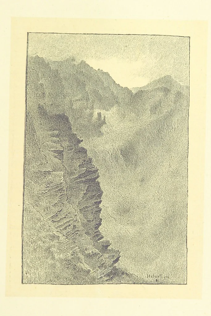 An illustration from Through the Wordsworth Country. [Illustrations] by H. Goodwin [text by] W. K. L.P, 1887, leaf 223
