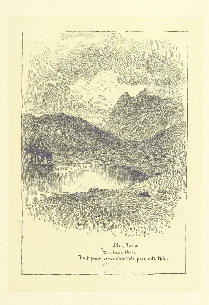 An illustration from Through the Wordsworth Country. [Illustrations] by H. Goodwin [text by] W. K. L.P, 1887, leaf 271