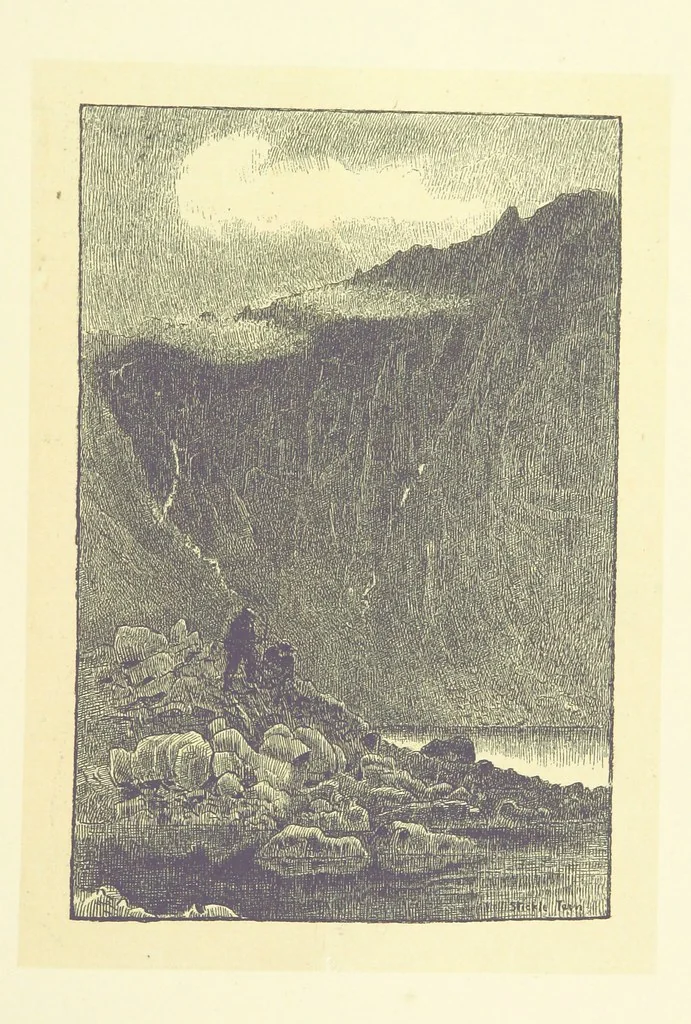 An illustration from Through the Wordsworth Country. [Illustrations] by H. Goodwin [text by] W. K. L.P, 1887, leaf 277