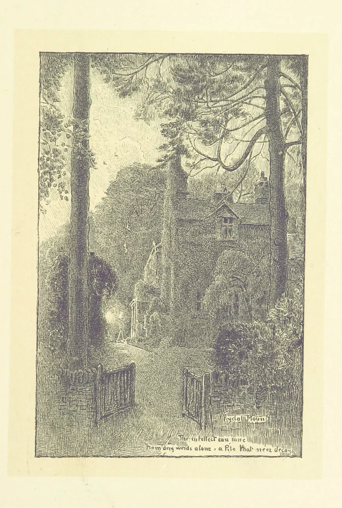 An illustration from Through the Wordsworth Country. [Illustrations] by H. Goodwin [text by] W. K. L.P, 1887, leaf 291