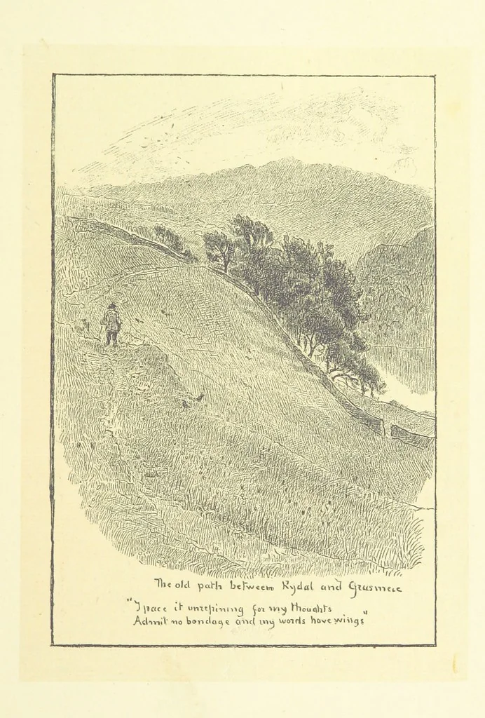 An illustration from Through the Wordsworth Country. [Illustrations] by H. Goodwin [text by] W. K. L.P, 1887, leaf 315