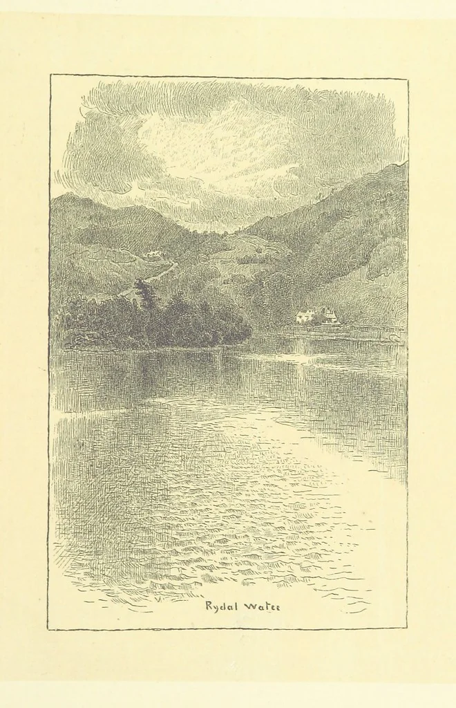 An illustration from Through the Wordsworth Country. [Illustrations] by H. Goodwin [text by] W. K. L.P, 1887, leaf 325
