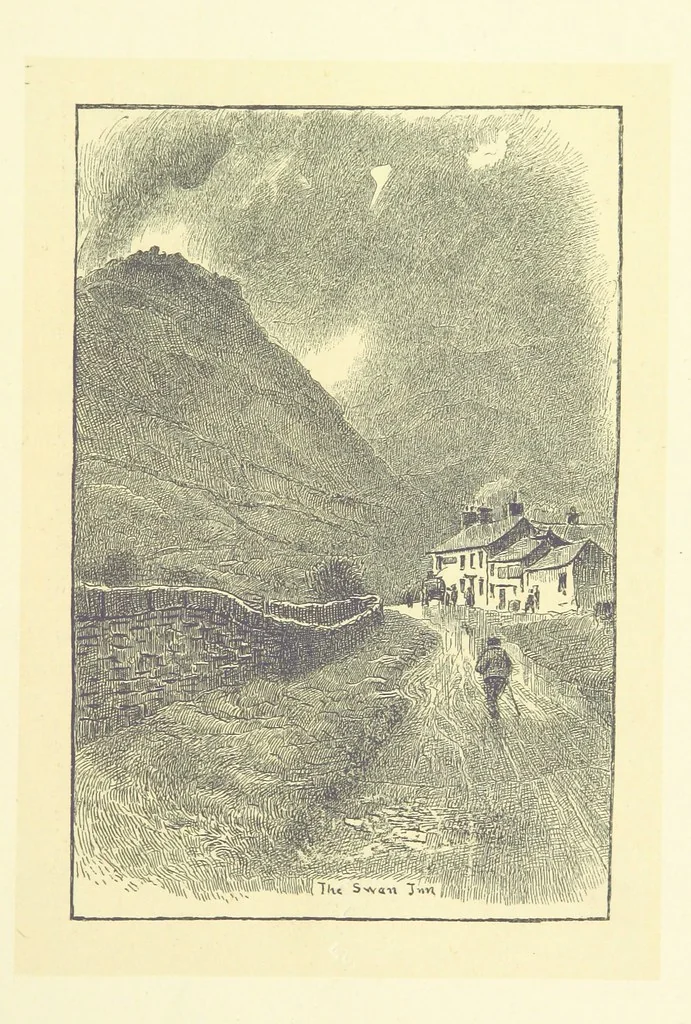 An illustration from Through the Wordsworth Country. [Illustrations] by H. Goodwin [text by] W. K. L.P, 1887, leaf 333