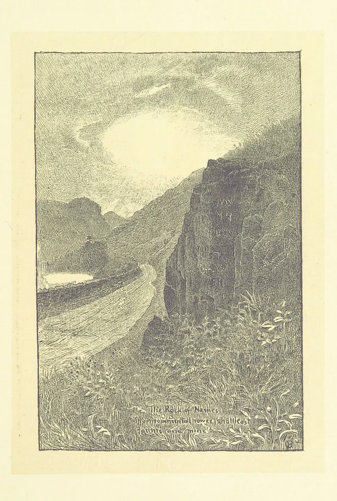 An illustration from Through the Wordsworth Country. [Illustrations] by H. Goodwin [text by] W. K. L.P, 1887, leaf 341