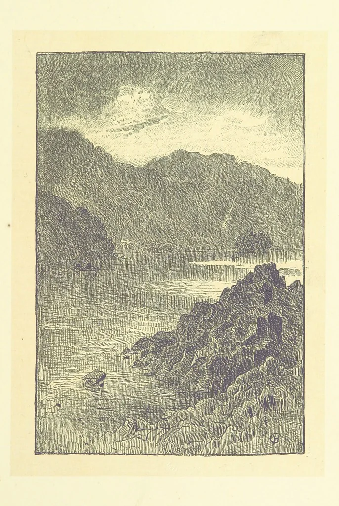 An illustration from Through the Wordsworth Country. [Illustrations] by H. Goodwin [text by] W. K. L.P, 1887, leaf 347