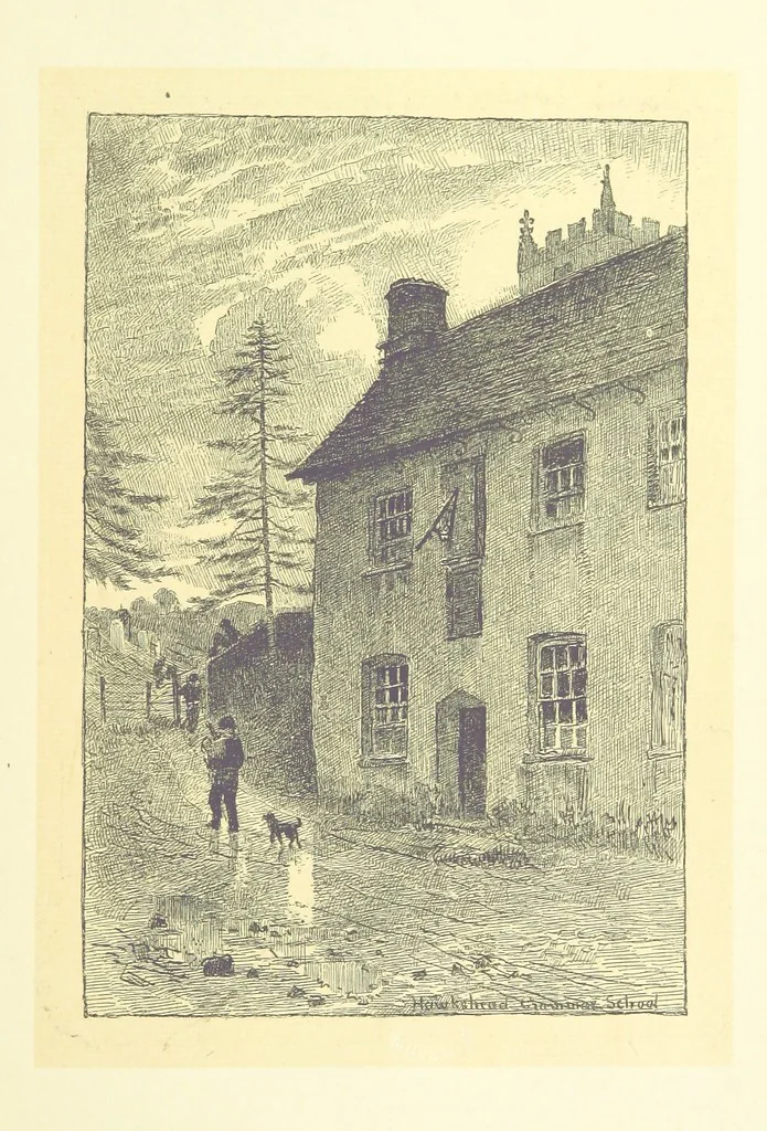 An illustration from Through the Wordsworth Country. [Illustrations] by H. Goodwin [text by] W. K. L.P, 1887, leaf 55