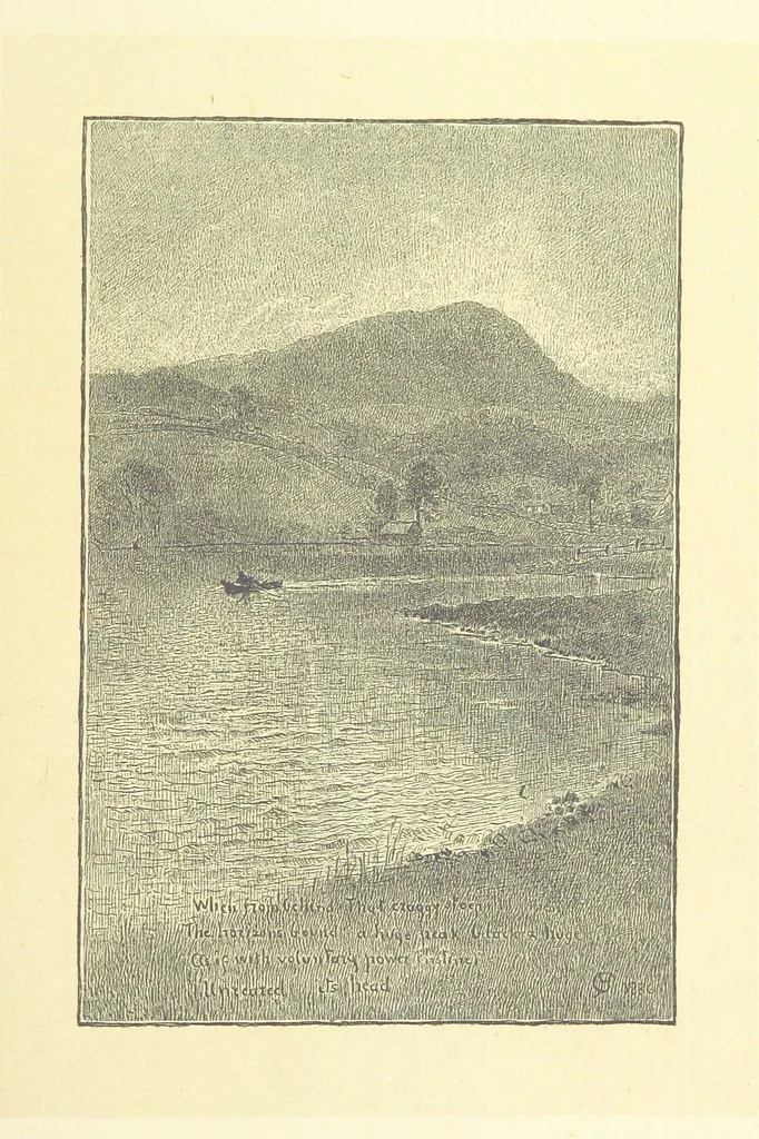 An illustration from Through the Wordsworth Country. [Illustrations] by H. Goodwin [text by] W. K. L.P, 1887, leaf 63