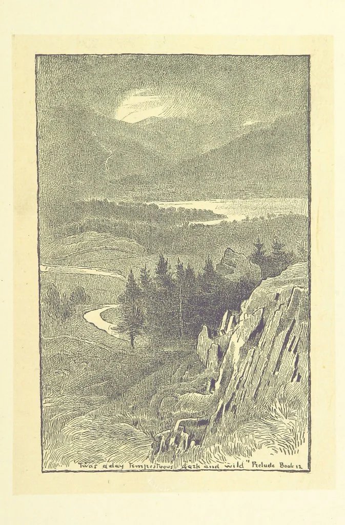 An illustration from Through the Wordsworth Country. [Illustrations] by H. Goodwin [text by] W. K. L.P, 1887, leaf 69