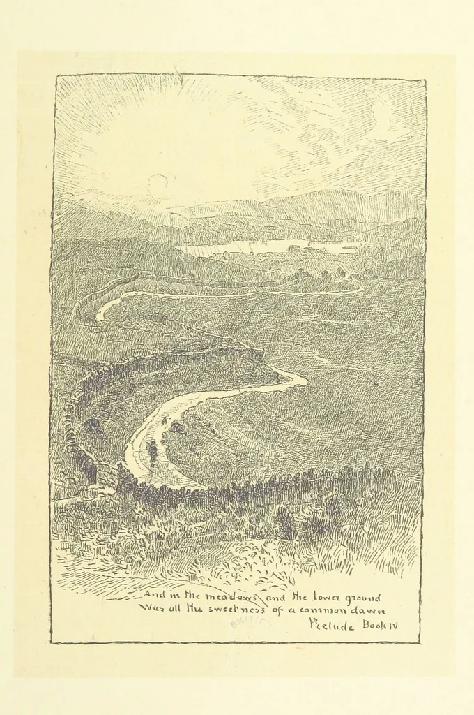An illustration from Through the Wordsworth Country. [Illustrations] by H. Goodwin [text by] W. K. L.P, 1887, leaf 85