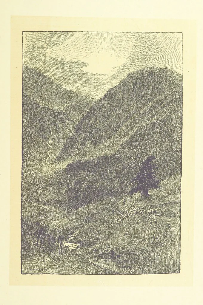 An illustration from Through the Wordsworth Country. [Illustrations] by H. Goodwin [text by] W. K. L.P, 1887, leaf 97