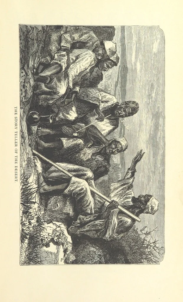 An illustration from Backsheesh! or, Life and Adventures in the Orient. With descriptive and humorous sketches. ... With ... illustrations, etc, 1875, leaf 13