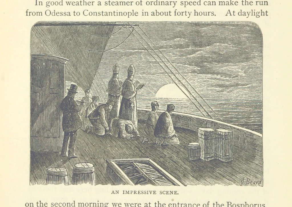 An illustration from Backsheesh! or, Life and Adventures in the Orient. With descriptive and humorous sketches. ... With ... illustrations, etc, 1875, leaf 130