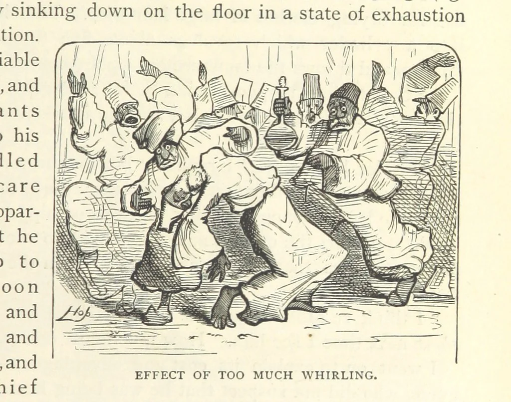 An illustration from Backsheesh! or, Life and Adventures in the Orient. With descriptive and humorous sketches. ... With ... illustrations, etc, 1875, leaf 185