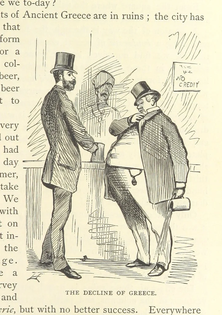 An illustration from Backsheesh! or, Life and Adventures in the Orient. With descriptive and humorous sketches. ... With ... illustrations, etc, 1875, leaf 215