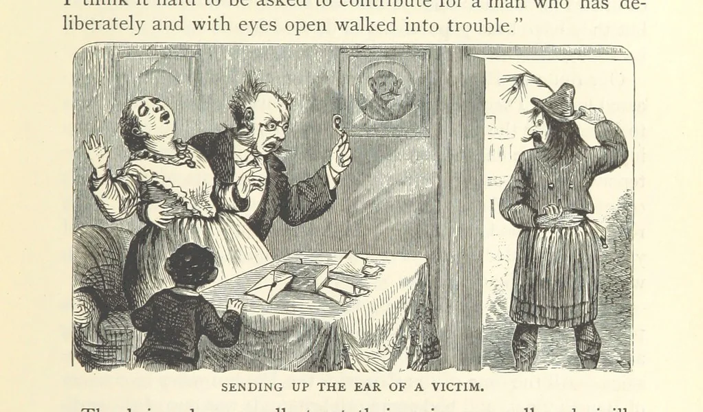 An illustration from Backsheesh! or, Life and Adventures in the Orient. With descriptive and humorous sketches. ... With ... illustrations, etc, 1875, leaf 231