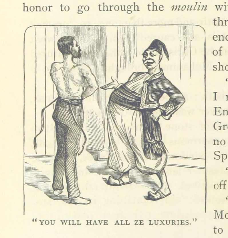 An illustration from Backsheesh! or, Life and Adventures in the Orient. With descriptive and humorous sketches. ... With ... illustrations, etc, 1875, leaf 310