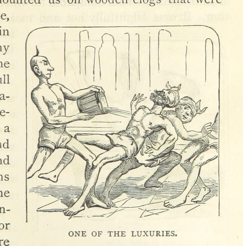 An illustration from Backsheesh! or, Life and Adventures in the Orient. With descriptive and humorous sketches. ... With ... illustrations, etc, 1875, leaf 311