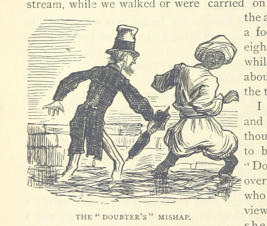 An illustration from Backsheesh! or, Life and Adventures in the Orient. With descriptive and humorous sketches. ... With ... illustrations, etc, 1875, leaf 436