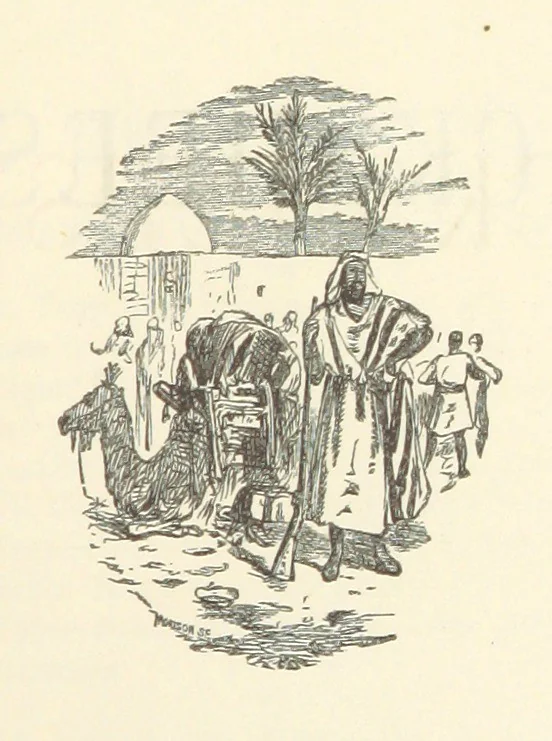 An illustration from Backsheesh! or, Life and Adventures in the Orient. With descriptive and humorous sketches. ... With ... illustrations, etc, 1875, leaf 45