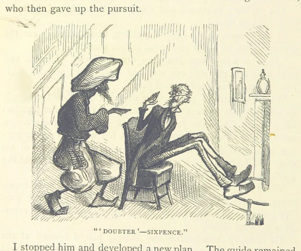 An illustration from Backsheesh! or, Life and Adventures in the Orient. With descriptive and humorous sketches. ... With ... illustrations, etc, 1875, leaf 452