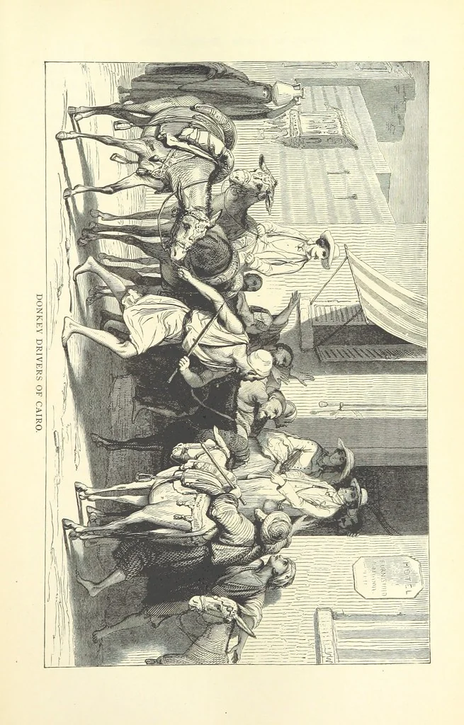 An illustration from Backsheesh! or, Life and Adventures in the Orient. With descriptive and humorous sketches. ... With ... illustrations, etc, 1875, leaf 509