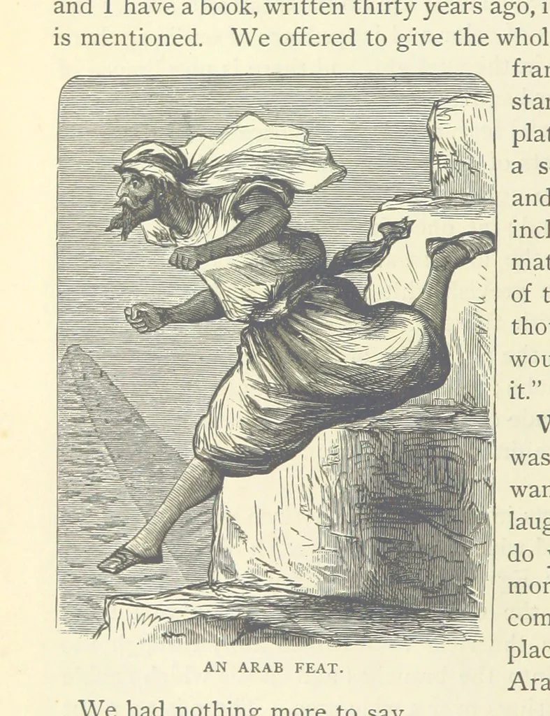 An illustration from Backsheesh! or, Life and Adventures in the Orient. With descriptive and humorous sketches. ... With ... illustrations, etc, 1875, leaf 540