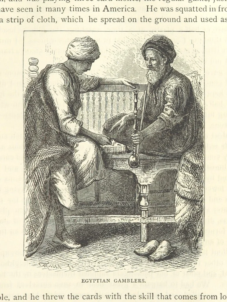 An illustration from Backsheesh! or, Life and Adventures in the Orient. With descriptive and humorous sketches. ... With ... illustrations, etc, 1875, leaf 577