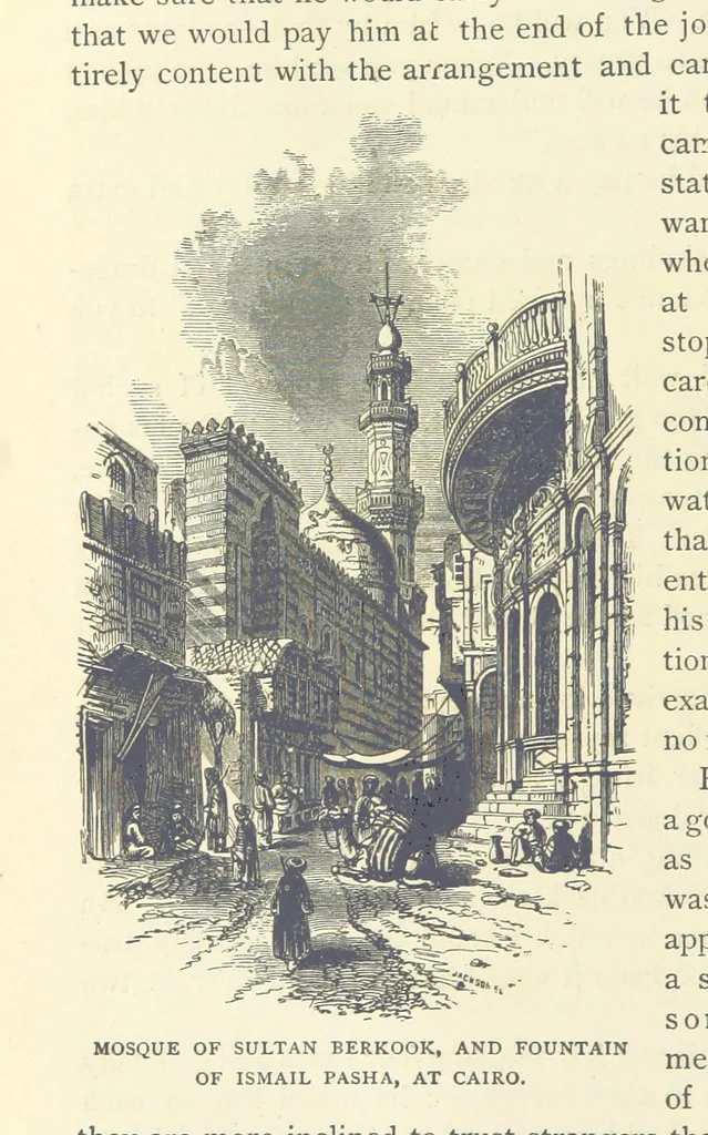 An illustration from Backsheesh! or, Life and Adventures in the Orient. With descriptive and humorous sketches. ... With ... illustrations, etc, 1875, leaf 702