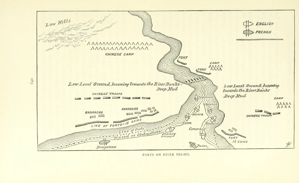 An illustration from Decisive Battles since Waterloo; the most important military events from 1815 to 1887. ... Illustrated, 1887, leaf 207