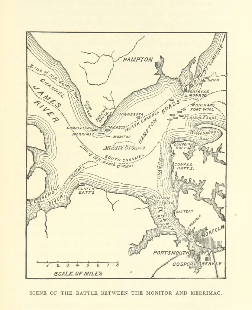 An illustration from Decisive Battles since Waterloo; the most important military events from 1815 to 1887. ... Illustrated, 1887, leaf 245