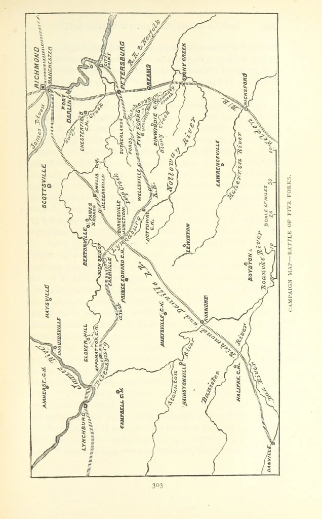An illustration from Decisive Battles since Waterloo; the most important military events from 1815 to 1887. ... Illustrated, 1887, leaf 327