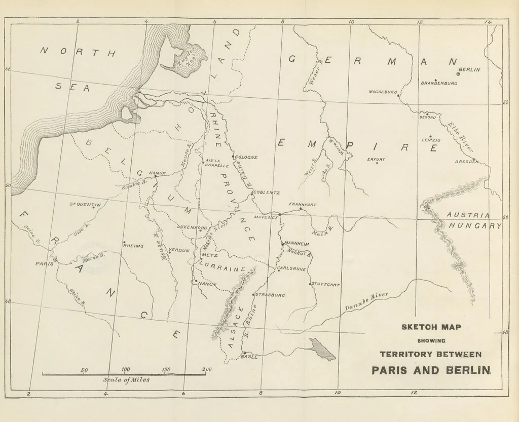 An illustration from Decisive Battles since Waterloo; the most important military events from 1815 to 1887. ... Illustrated, 1887, leaf 350