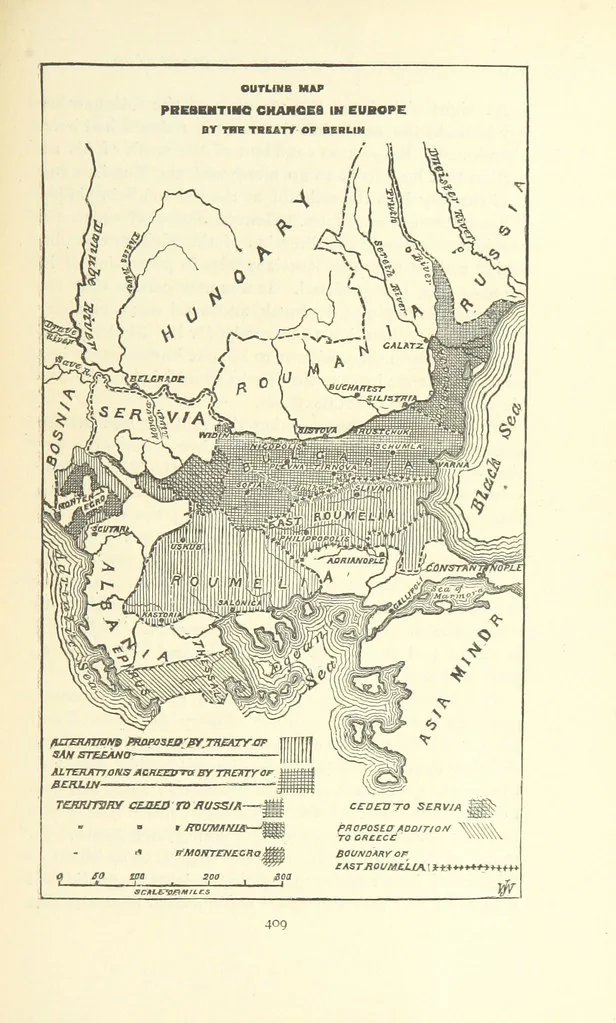 An illustration from Decisive Battles since Waterloo; the most important military events from 1815 to 1887. ... Illustrated, 1887, leaf 437