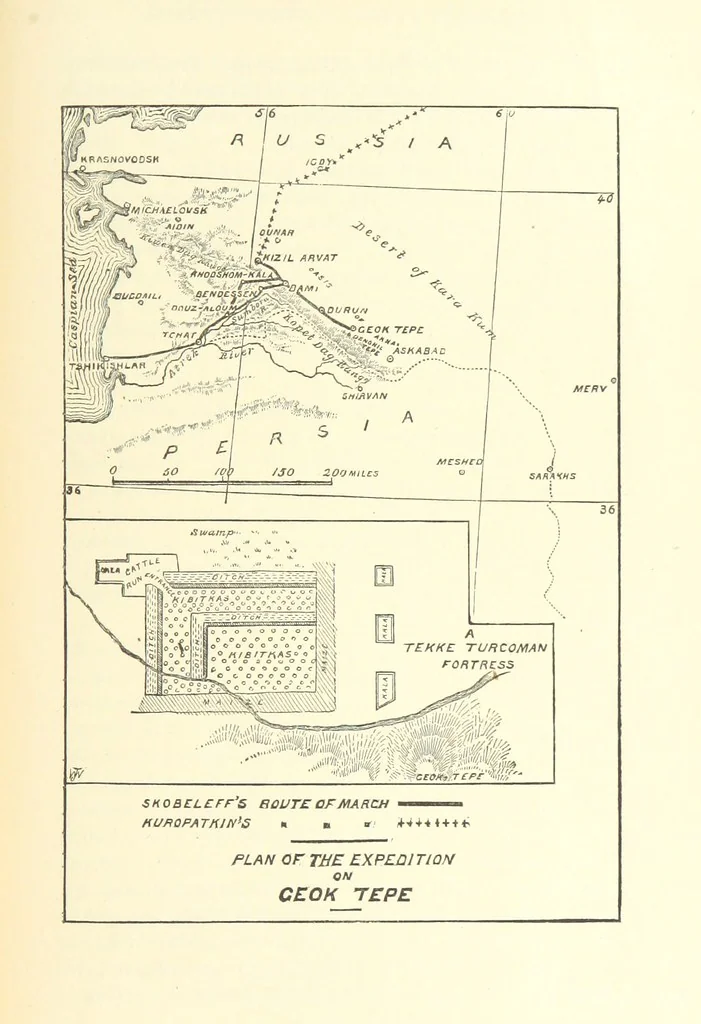 An illustration from Decisive Battles since Waterloo; the most important military events from 1815 to 1887. ... Illustrated, 1887, leaf 447