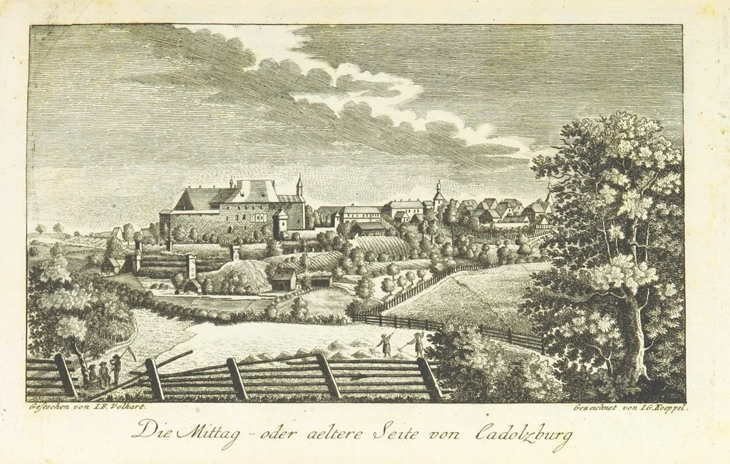 An illustration from Malerische Reise durch die beiden fränkischen Fürstenthümer Baireuth und Anspach ... Zweite unveränderte Auflage, 1816, leaf 123