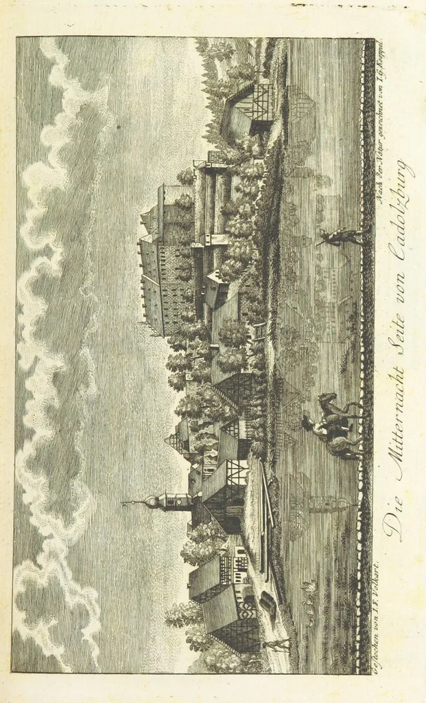 An illustration from Malerische Reise durch die beiden fränkischen Fürstenthümer Baireuth und Anspach ... Zweite unveränderte Auflage, 1816, leaf 125