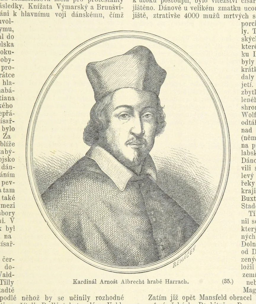 An illustration from Dějiny Cech a Moravy od roku 1620 do roku 1648. Col. 1372, 1891, leaf 305