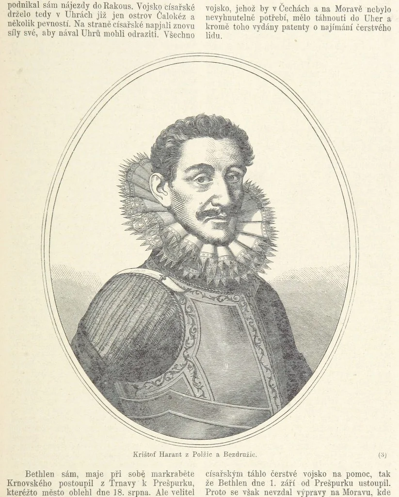 An illustration from Dějiny Cech a Moravy od roku 1620 do roku 1648. Col. 1372, 1891, leaf 41