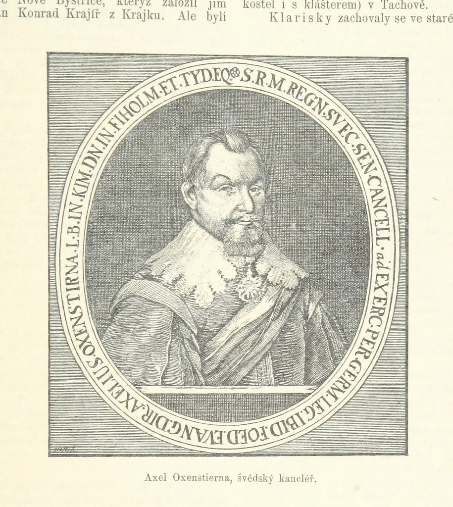 An illustration from Dějiny Cech a Moravy od roku 1620 do roku 1648. Col. 1372, 1891, leaf 497