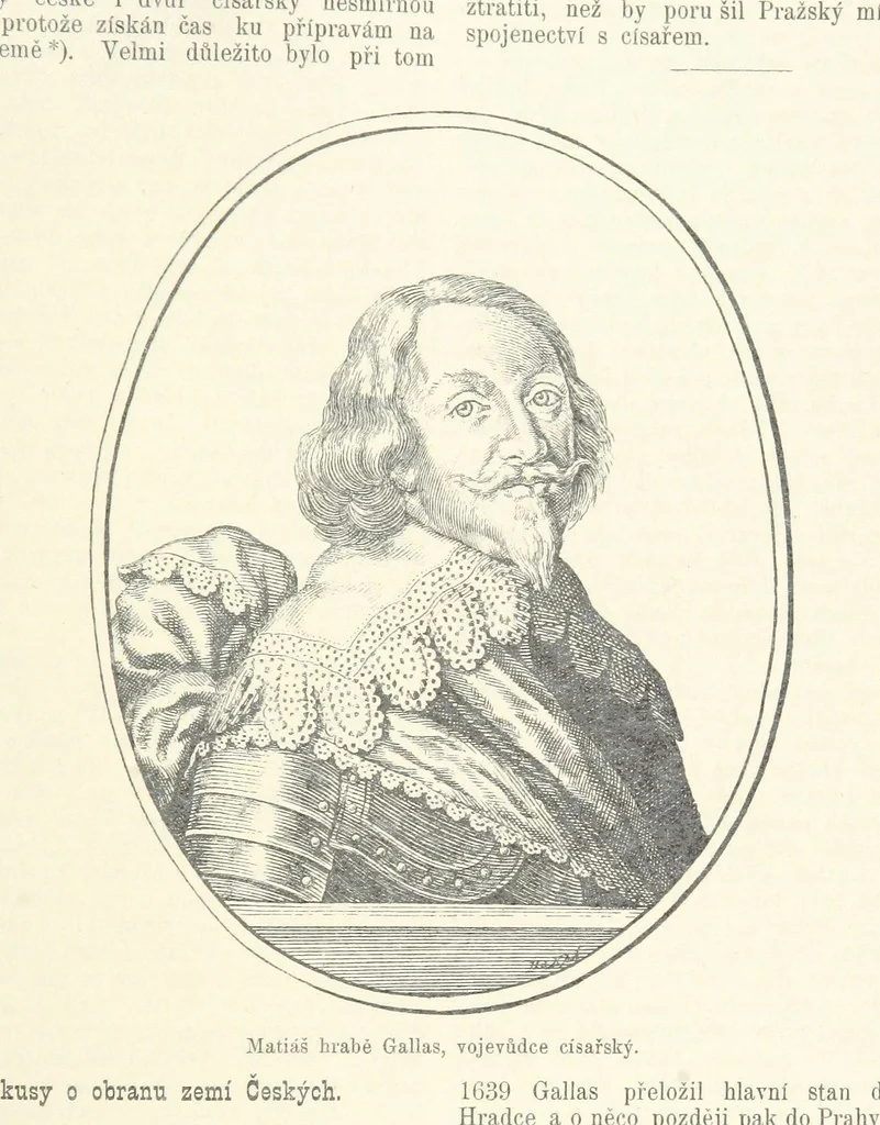 An illustration from Dějiny Cech a Moravy od roku 1620 do roku 1648. Col. 1372, 1891, leaf 537