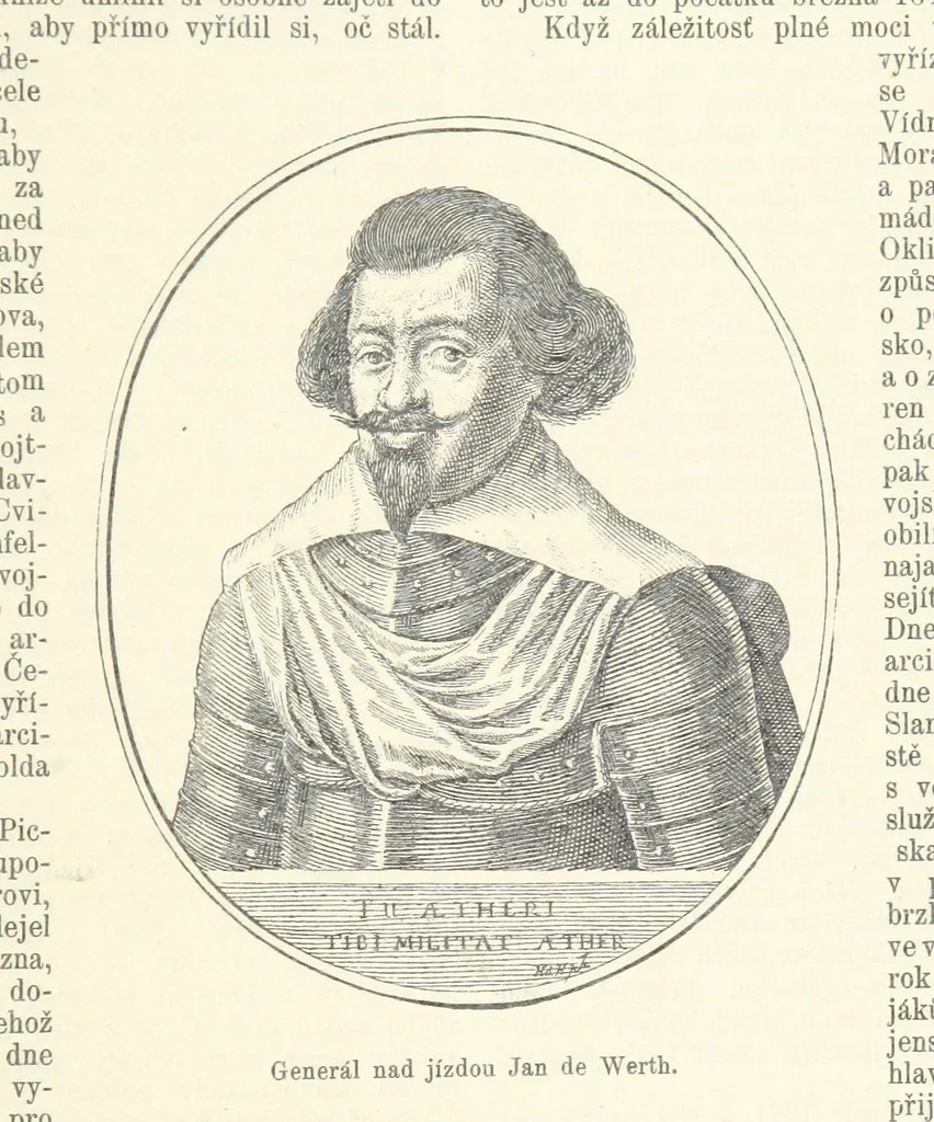 An illustration from Dějiny Cech a Moravy od roku 1620 do roku 1648. Col. 1372, 1891, leaf 569